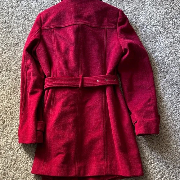 MICHAEL Michael Kors Red Trench Coat - Picture 5 of 5